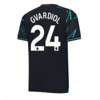 Camisa de Futebol Manchester City Josko Gvardiol #24 Equipamento Alternativo 2023-24 Manga Curta